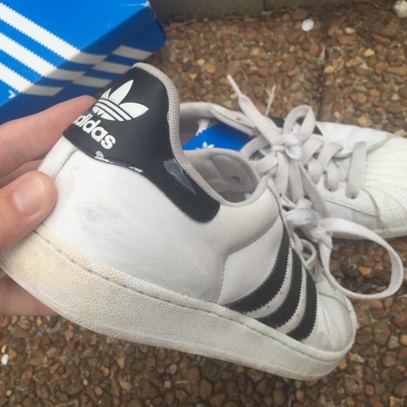 Adidas Classics Mens Shell Toed Size 11 SEE PICS - Picture 3 of 7